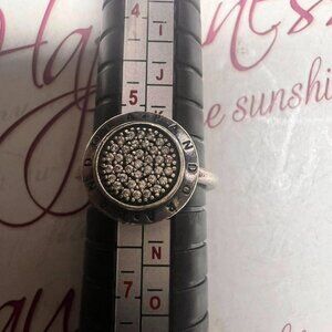 Authentic Pandora Signature Silver Ring #190912CZ